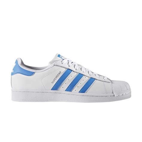 adidas superstar herren white ray blue größe 41|adidas superstar blue.